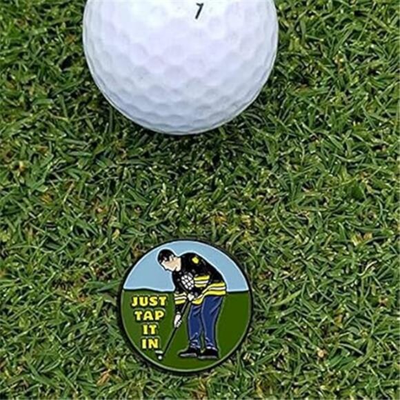 Funny Golf Hat Clip with Enamel Magnetic Ball Marker - Picture 3 of 5